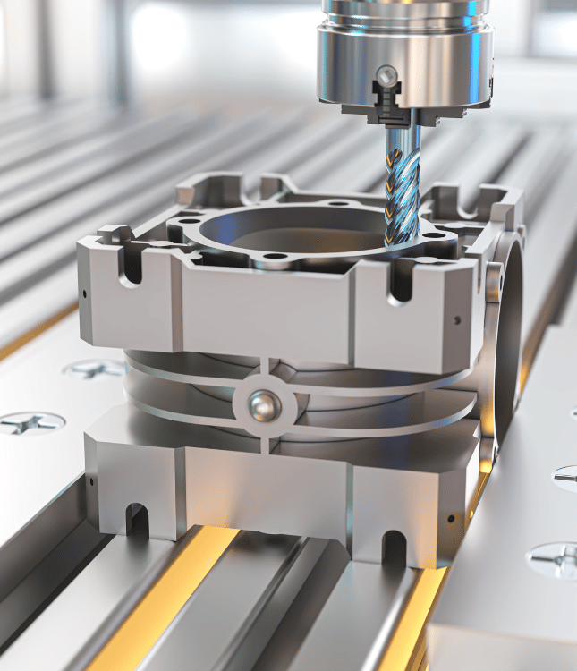 Detalle de carpintería metálica en cerramiento exterior de vivienda