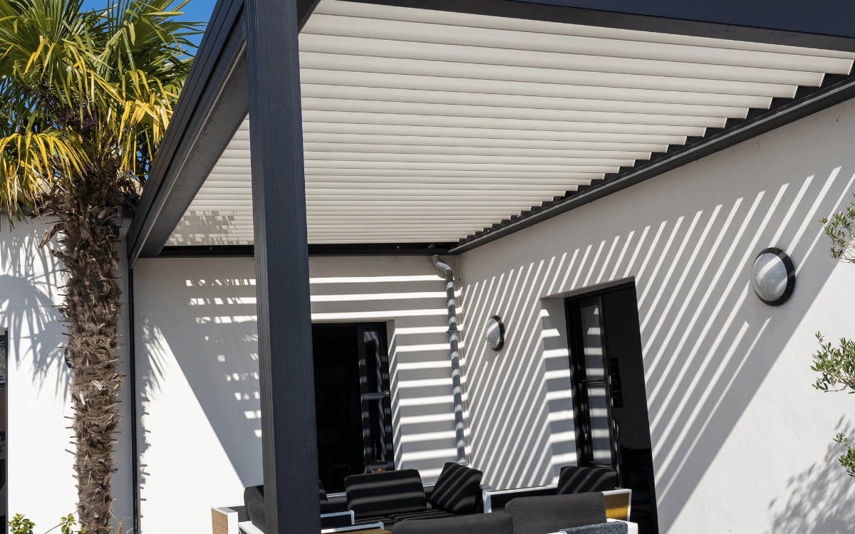 Pergola bioclimatica retractil